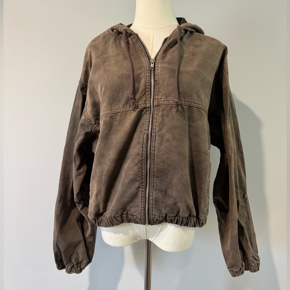 Women’s BDG Brown Barn Zip up Jacket Size Medium